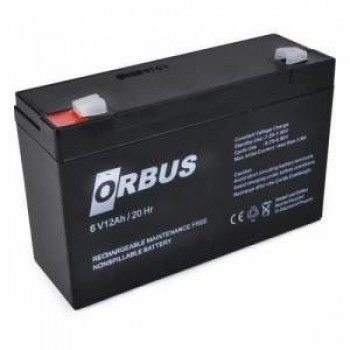  Orbus 6v 12ah Kuru tip akü